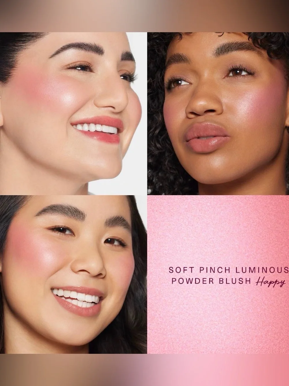RARE BEAUTY BY SELENA GOMEZ Soft Pinch Luminous Powder Blush in Happy Cool Pink